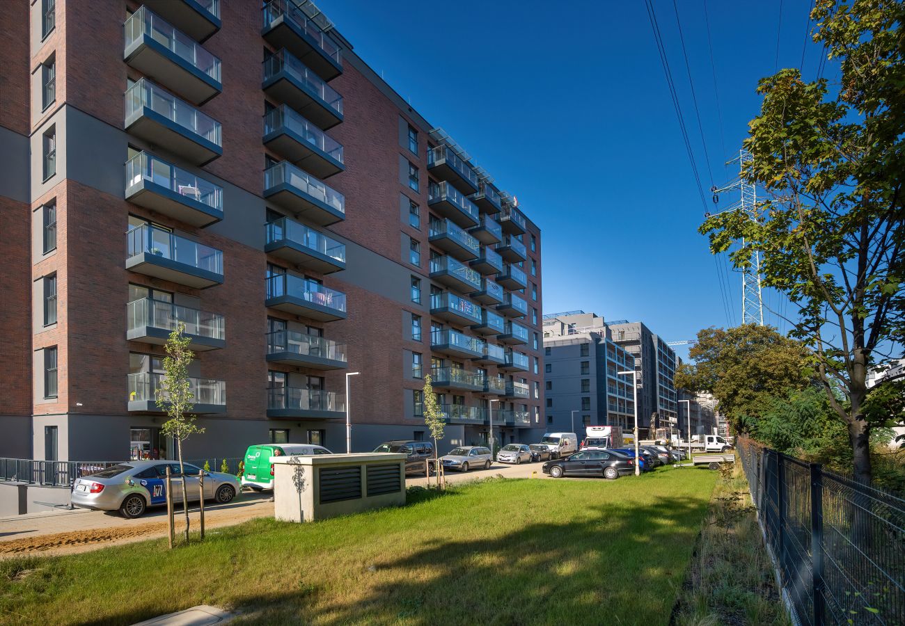 Ferienwohnung in Wrocław - Helle Breslauer Wohnung mit Parkplatz & Balkon | in der Nähe des Hauptbahnhofs