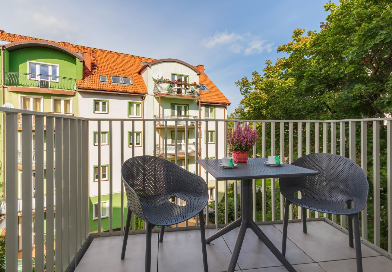 Ferienwohnung in Kołobrzeg - Lwowska 11A | Dusche, Balkon, 1 Schlafzimmer| Kołobrzeg