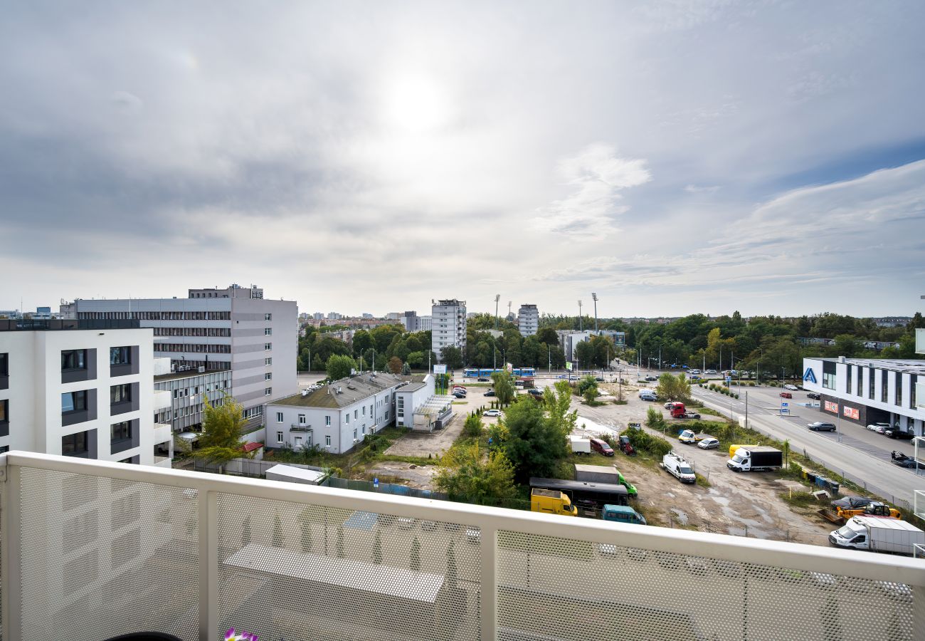 Ferienwohnung in Wrocław - Miedziana 16 | Wifi, Haustierfreundlich, 1 Schlafzimmer, Balkon, Breslau