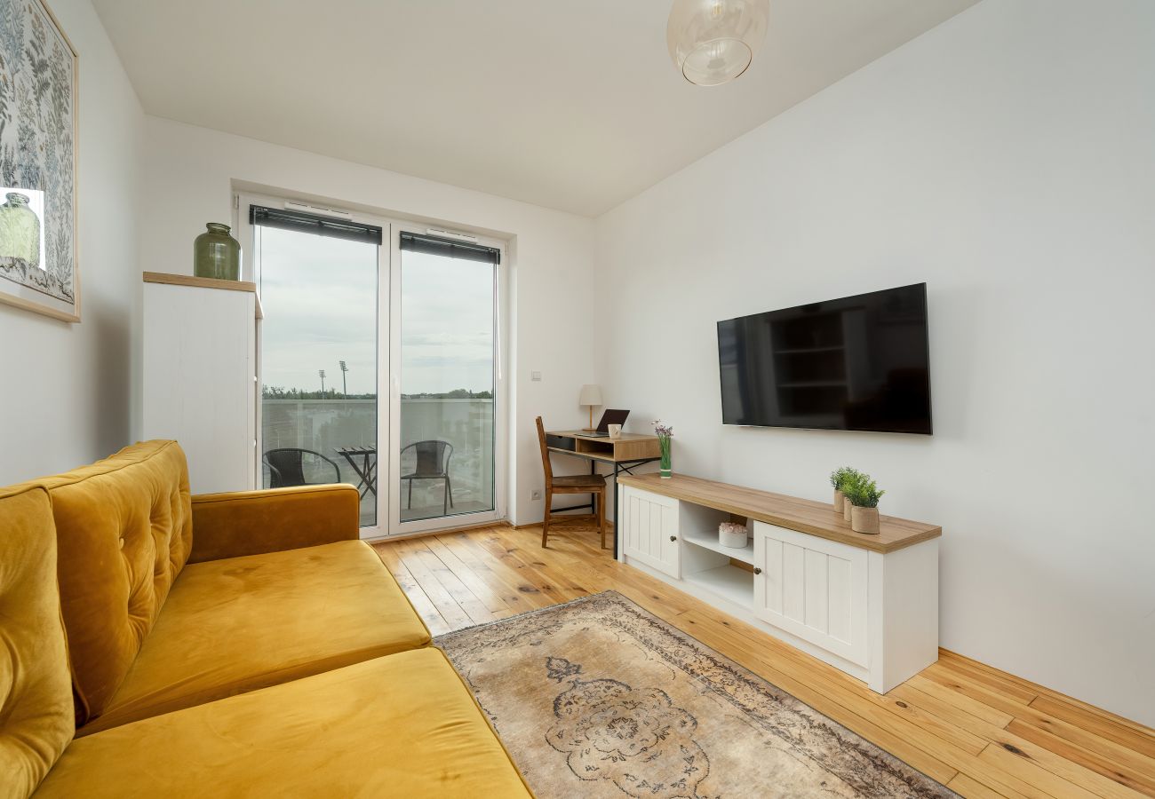 Ferienwohnung in Wrocław - Miedziana 16 | Wifi, Haustierfreundlich, 1 Schlafzimmer, Balkon, Breslau