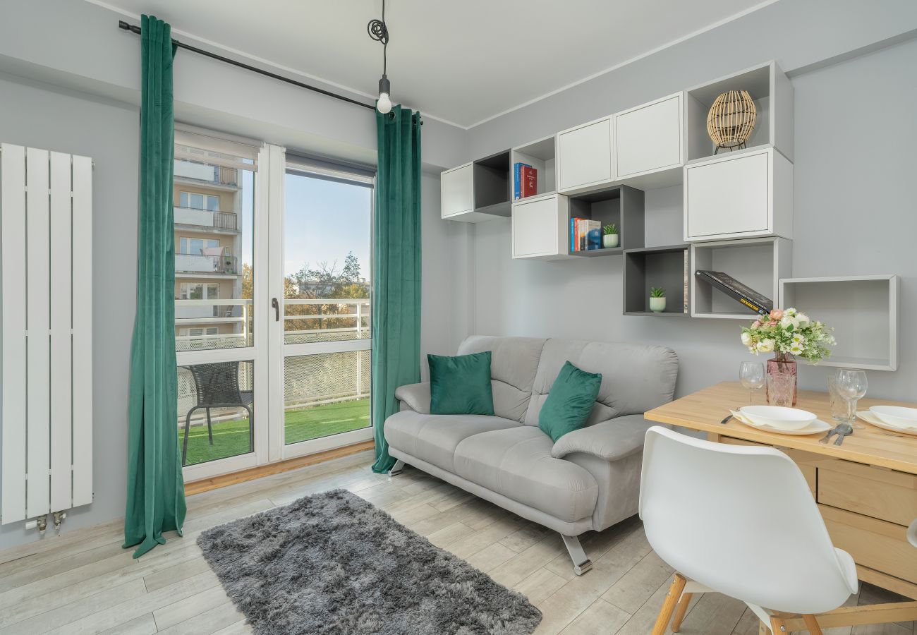 Ferienwohnung in Poznań - Modernes & helles Apartment mit Balkon in der Nähe des Parks