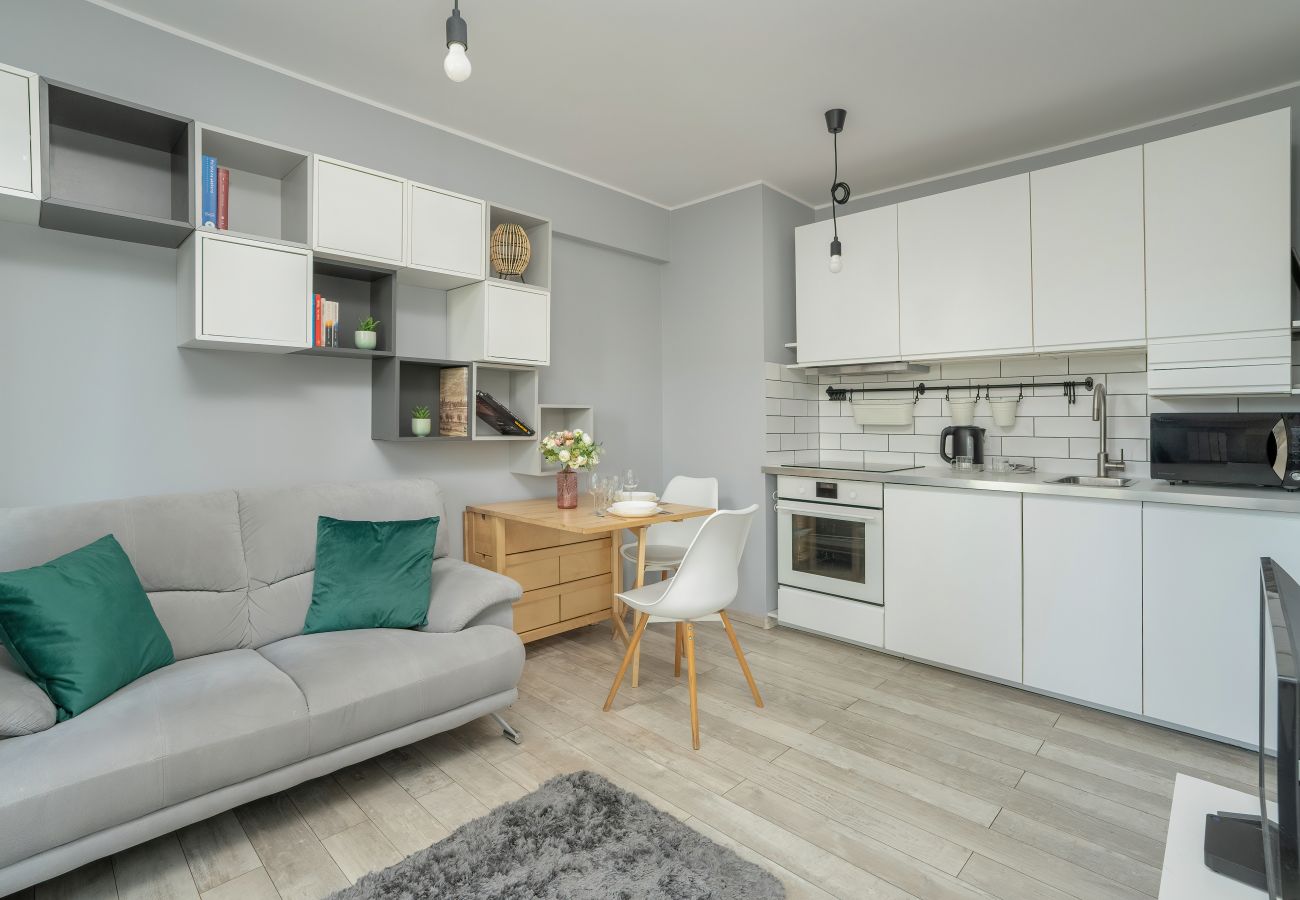 Ferienwohnung in Poznań - Modernes & helles Apartment mit Balkon in der Nähe des Parks