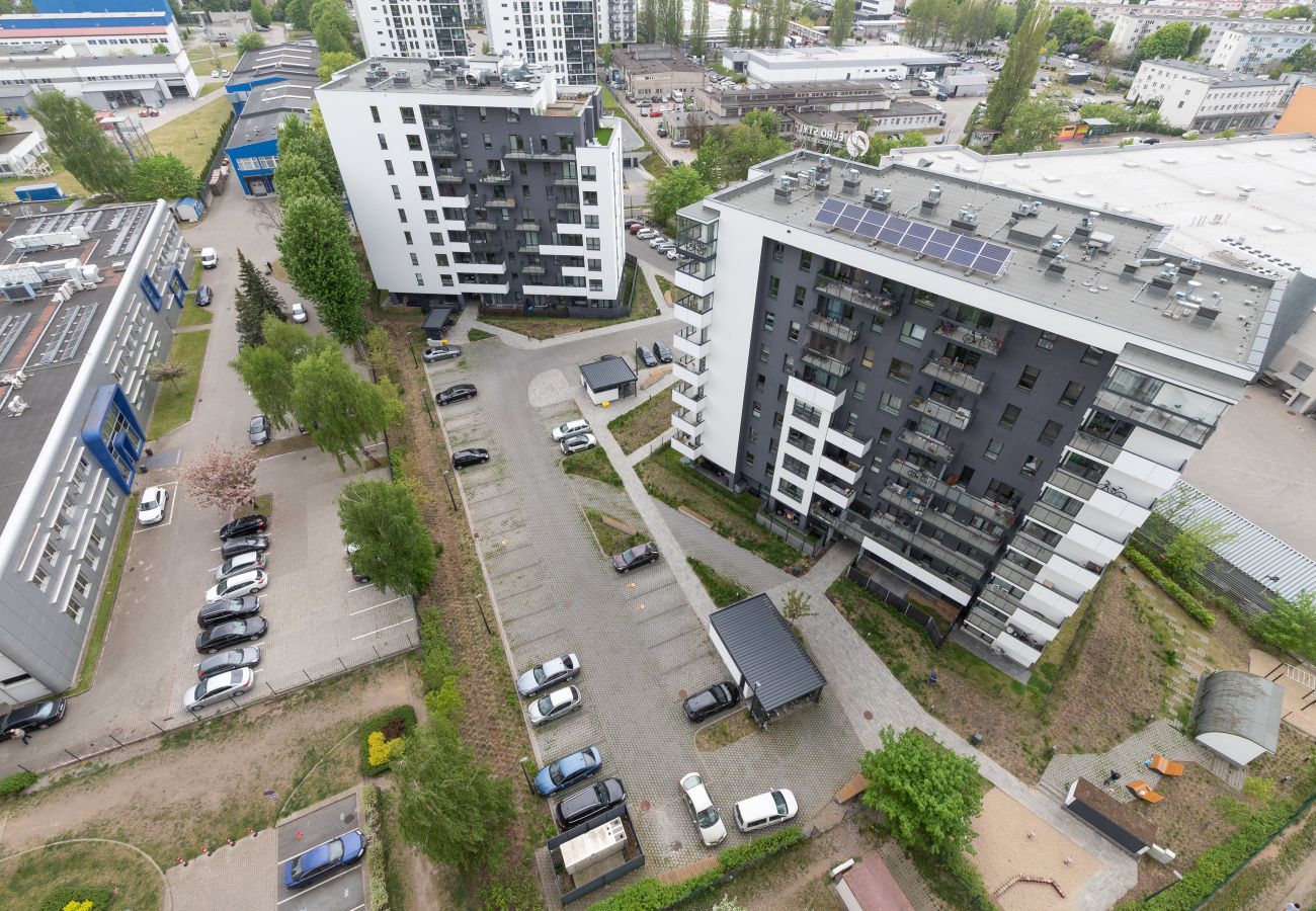 Ferienwohnung in Gdańsk - Al. Rzeczypospolitej 4B | Bad, Parkplatz, Balkon | Danzig