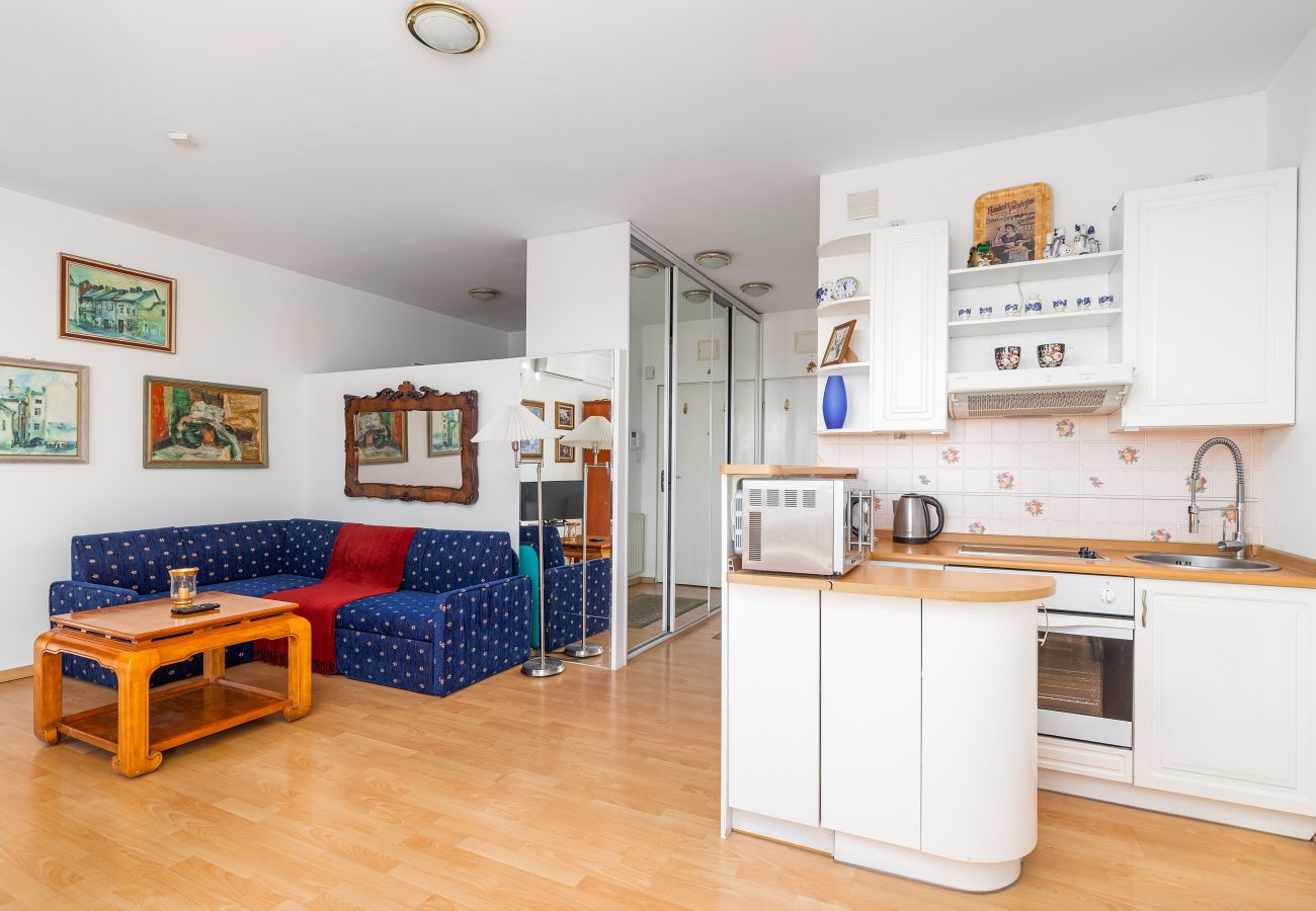 Ferienwohnung in Poznań - Dąbrowskiego 75 | Ein-Schlafzimmer | Balkon | Fernarbeit | Poznan