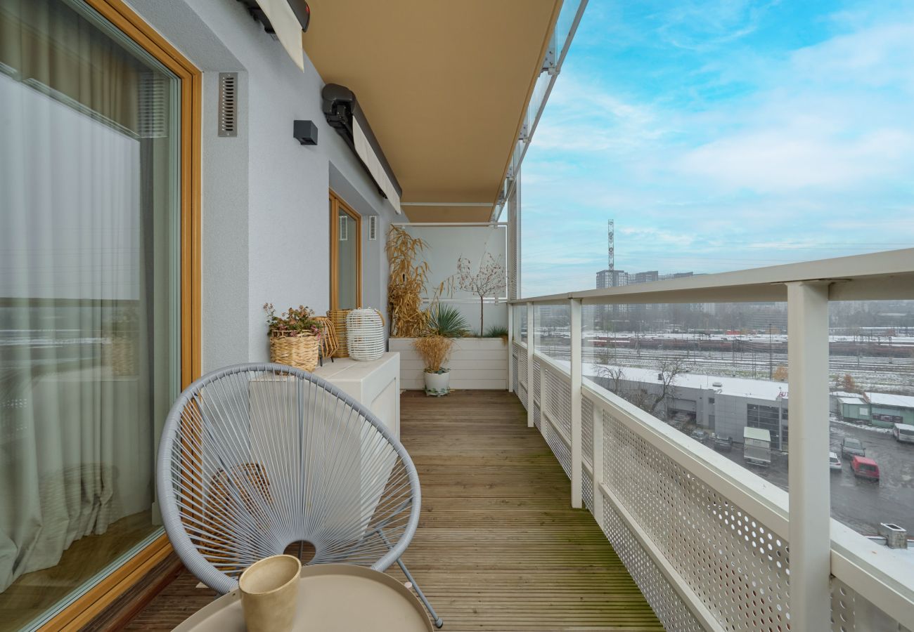 Ferienwohnung in Wrocław - Krakowska 39 | Prestige, Wifi, Haustierfreundlich, Klimaanlage, 1 Schlafzimmer, Balkon, Wrocław