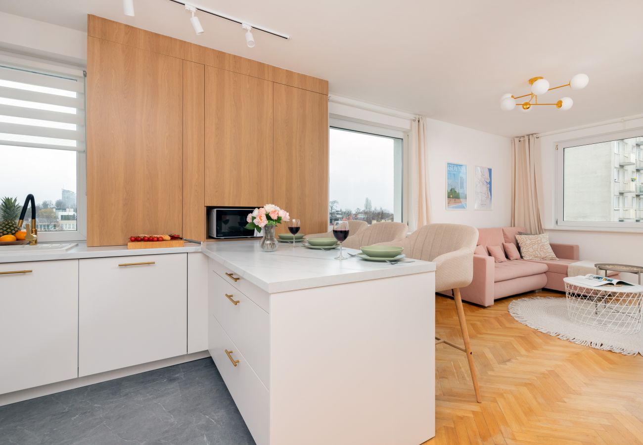 Ferienwohnung in Gdynia - Krasickiego 12 | Wohnung in Gdynia | Zwei Schlafzimmer | Balkon