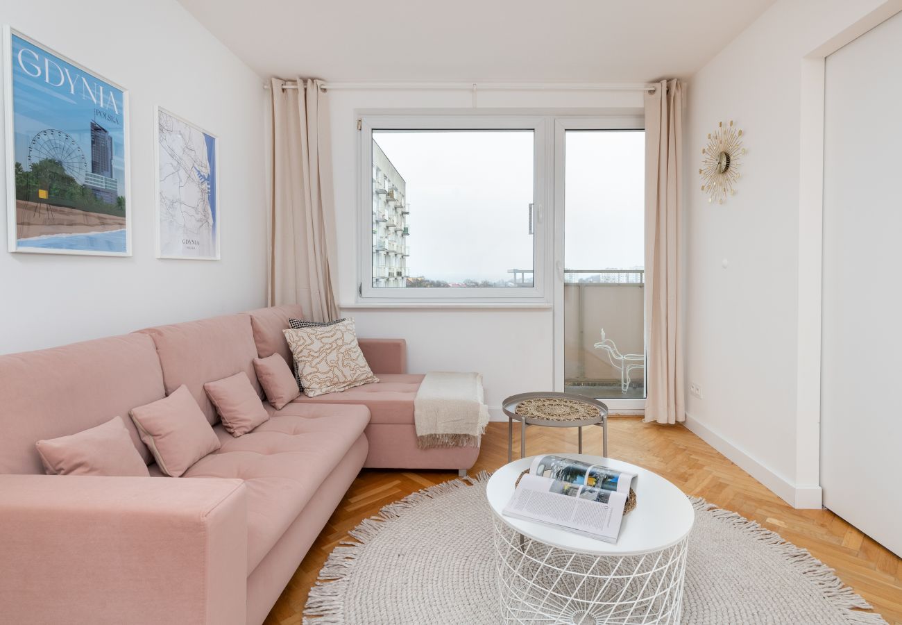 Ferienwohnung in Gdynia - Krasickiego 12 | Wohnung in Gdynia | Zwei Schlafzimmer | Balkon