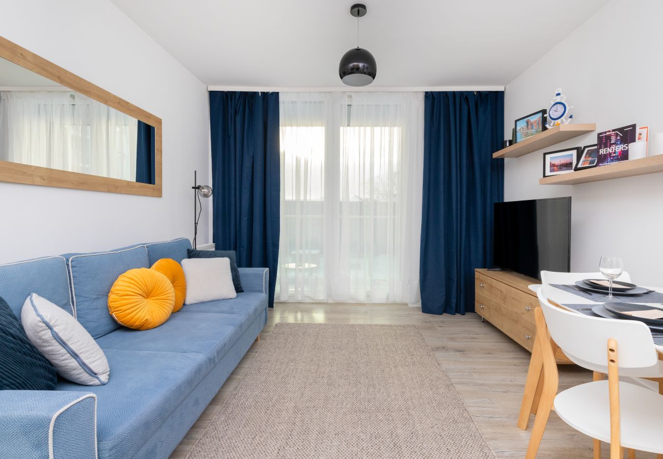 Ferienwohnung in Gdańsk - Krynicka 4 | Wifi, Haustierfreundlich, 1 Schlafzimmer, Balkon, Parkplatz, Danzig