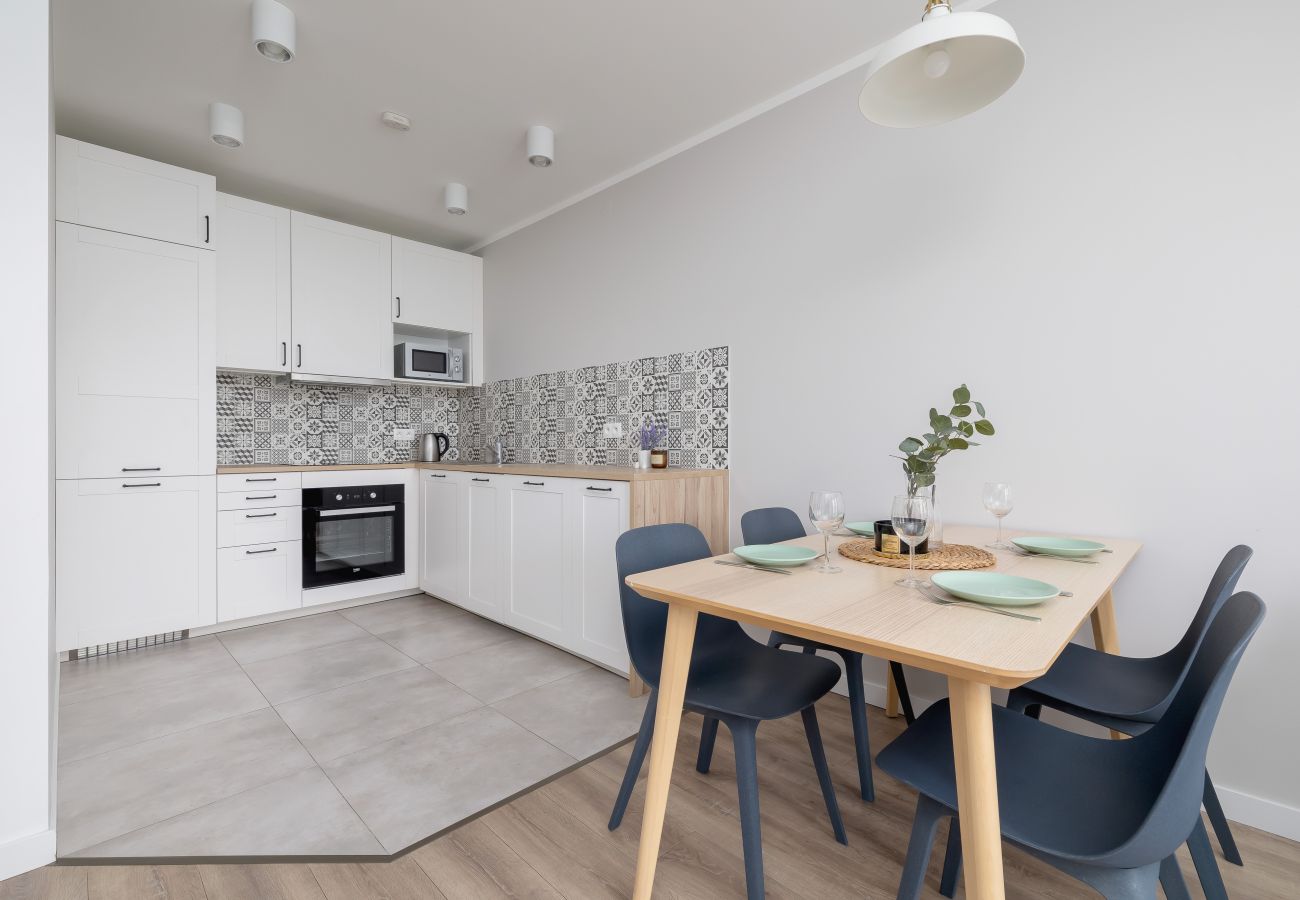 Ferienwohnung in Kraków - Cystersów 20B | Ein-Schlafzimmer-Apartment | 4 Personen | Fernarbeit | Parken | Balkon | Kraków