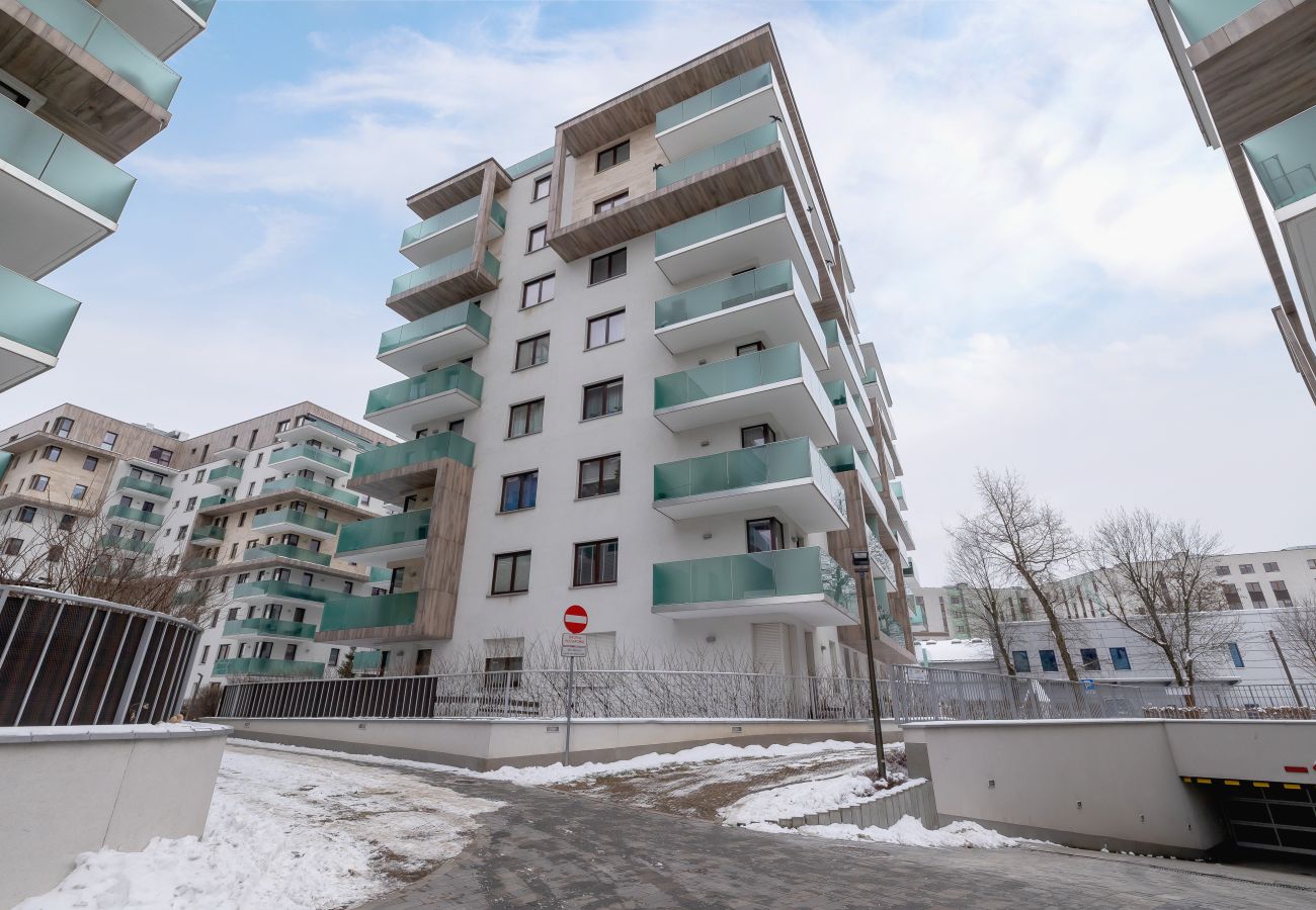 Ferienwohnung in Kraków - Cystersów 20B | Ein-Schlafzimmer-Apartment | 4 Personen | Fernarbeit | Parken | Balkon | Kraków