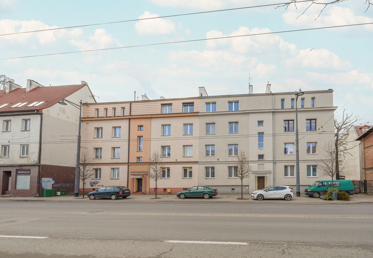 Ferienwohnung in Sopot - Niepodległości Wohnung | 1 Schlafzimmer | Balkon | Kostenloses Parken