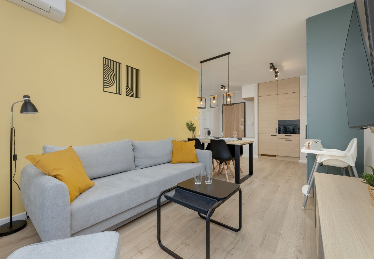 Ferienwohnung in Gdańsk - Szczęśliwa 40 Apartment | Balkon | Parkplatz | Klimaanlage