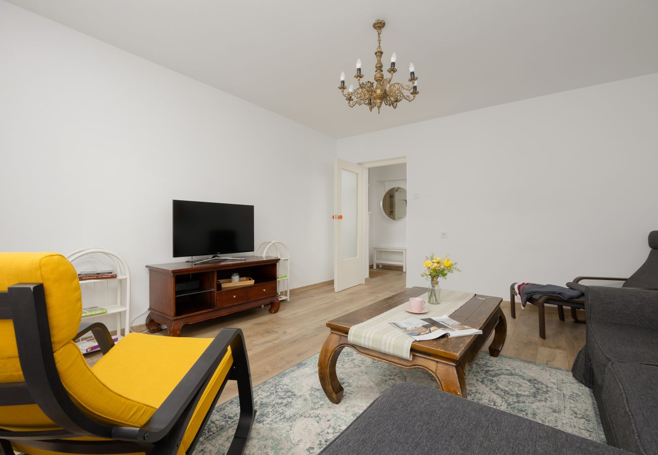 Ferienwohnung in Gdynia - Święty Wojciech Apartments | 1 Szchlafzimmer | Balkon