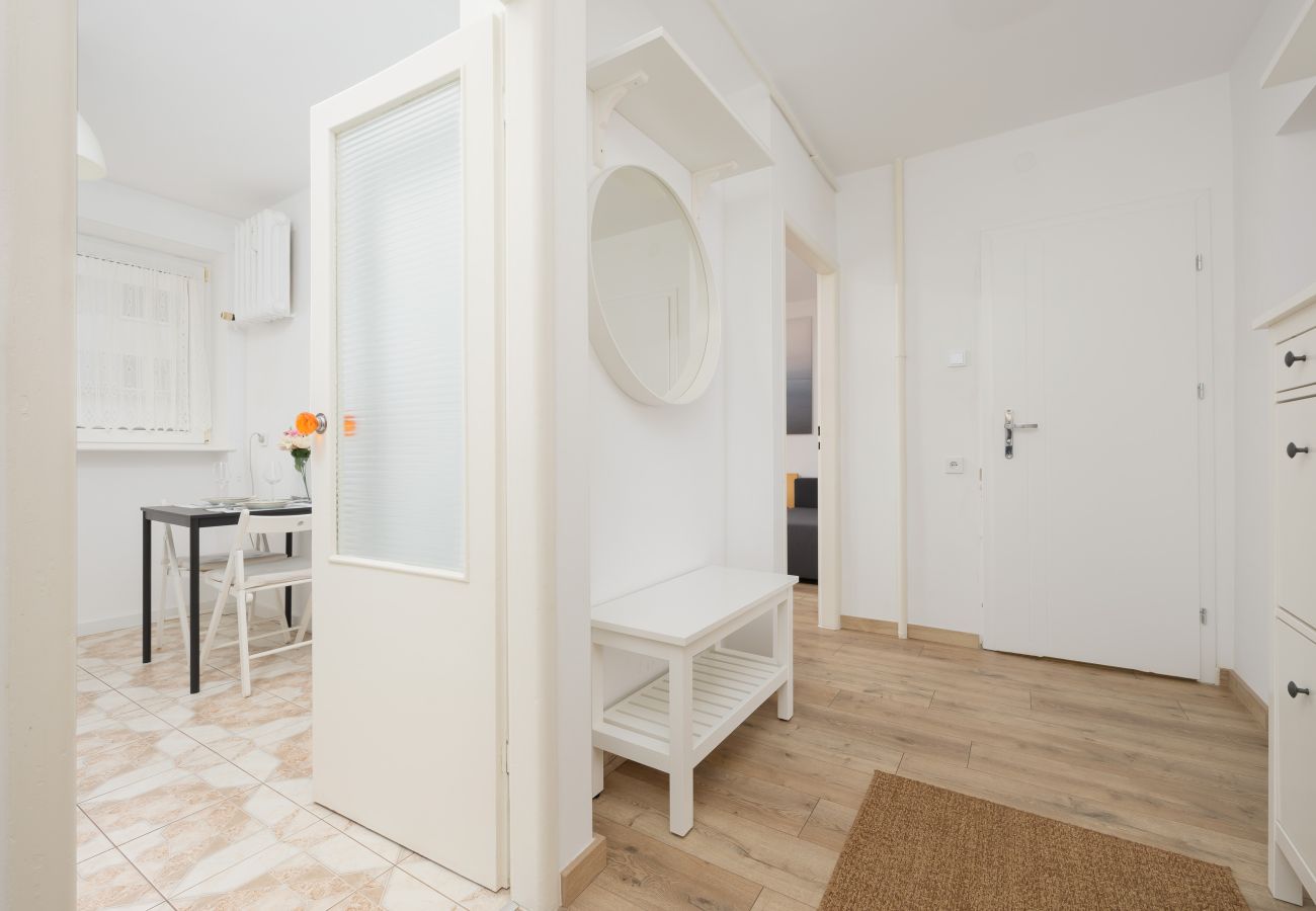 Ferienwohnung in Gdynia - Święty Wojciech Apartments | 1 Szchlafzimmer | Balkon