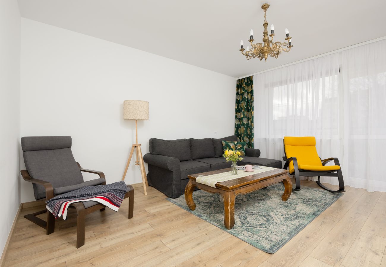 Ferienwohnung in Gdynia - Święty Wojciech Apartments | 1 Szchlafzimmer | Balkon