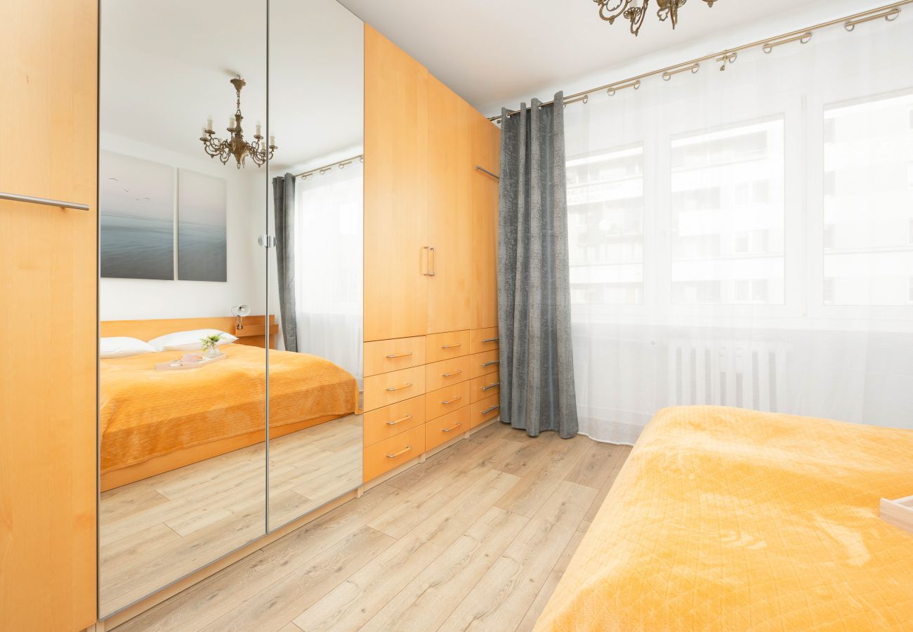 Ferienwohnung in Gdynia - Święty Wojciech Apartments | 1 Szchlafzimmer | Balkon