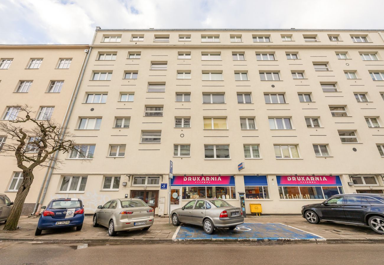 Ferienwohnung in Gdynia - Święty Wojciech Apartments | 1 Szchlafzimmer | Balkon