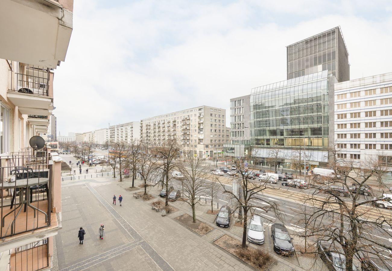 Ferienwohnung in Warszawa - Marszałkowska 84/92 | Wifi, Haustierfreundlich, A/C, 1 Schlafzimmer, Balkon, Warschau