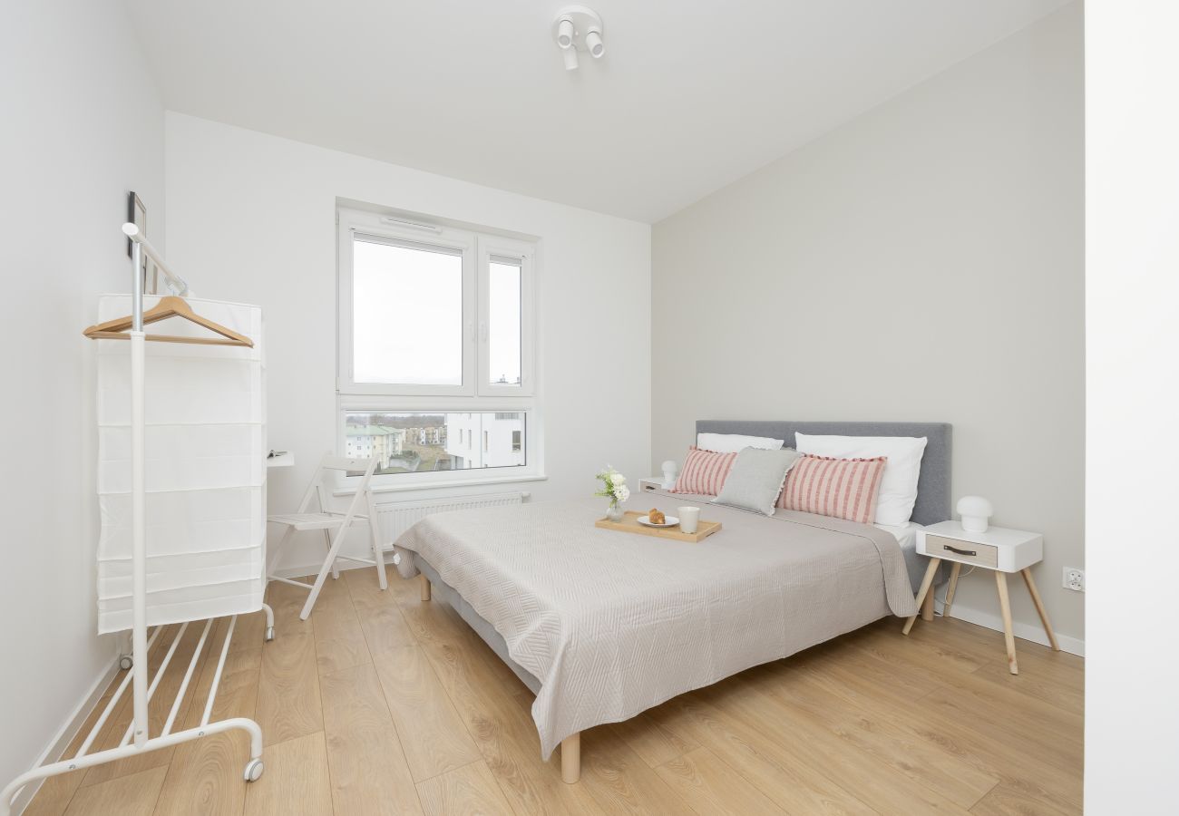 Ferienwohnung in Gdańsk - Bramińskiego 7 | Ein-Schlafzimmer-Wohnung | Fernarbeit | Parkplatz | Balkon | Gdańsk