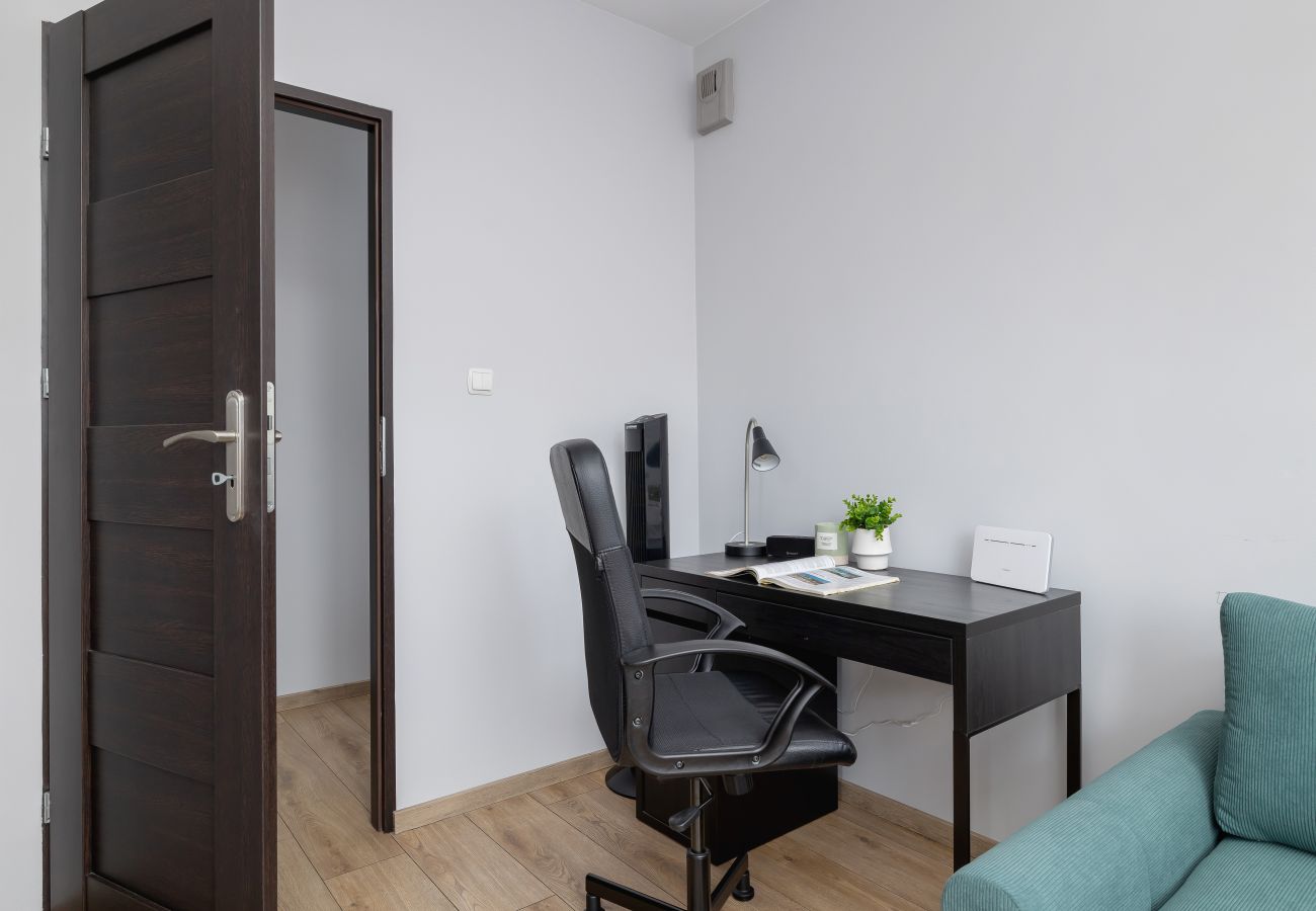 Ferienwohnung in Kraków - Kamienna 19B | Stilvolle Wohnung für 4 Personen | Ein Schlafzimmer | Möblierter Balkon | Fernarbeit | Krakau