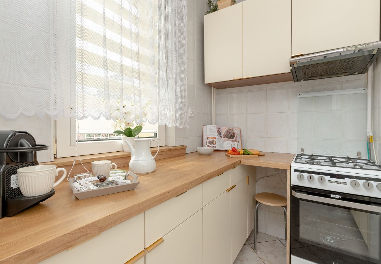 Ferienwohnung in Gdańsk - Jagiellońska 30 | Wohnung in Gdańsk mit 1 Schlafzimmer | 5 Personen | Fernarbeit