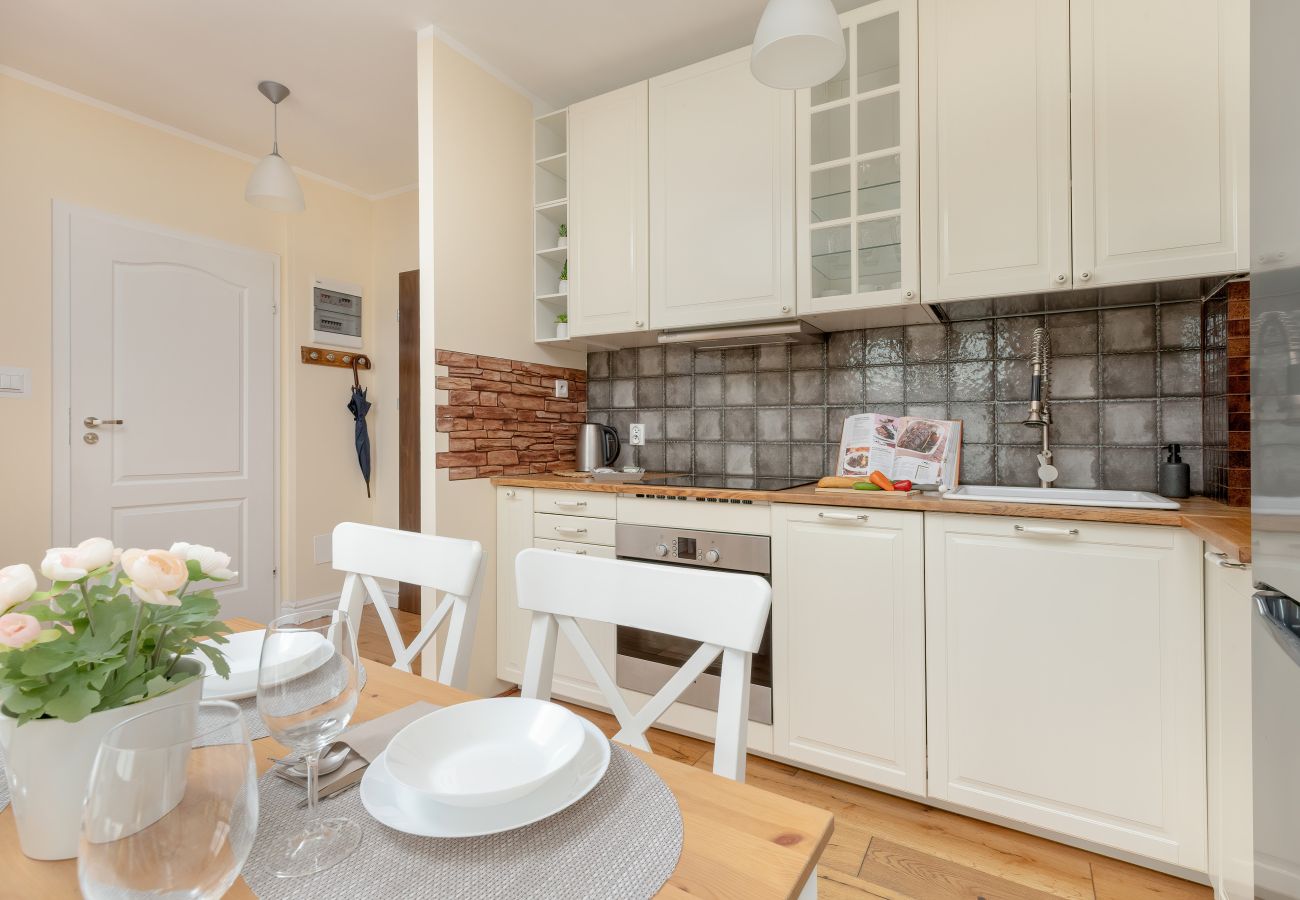 Ferienwohnung in Gdańsk - Gemütliches, helles Apartment mit Garten | Ideal für Familien und Gruppen von Freunden