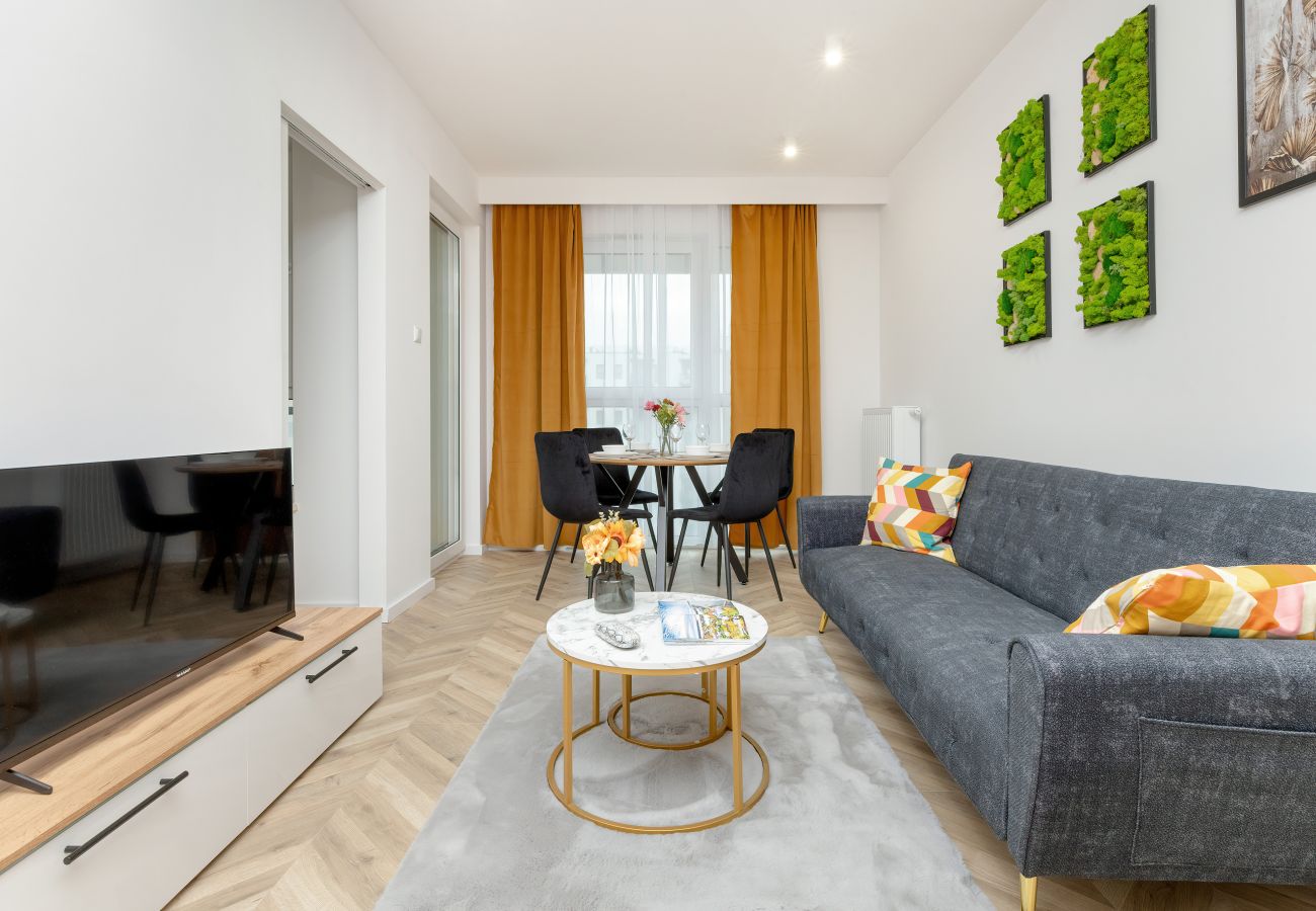 Ferienwohnung in Gdańsk - Ein-Schlafzimmer-Apartment Starowiejska | Balkon | Parkplatz | Gdańsk