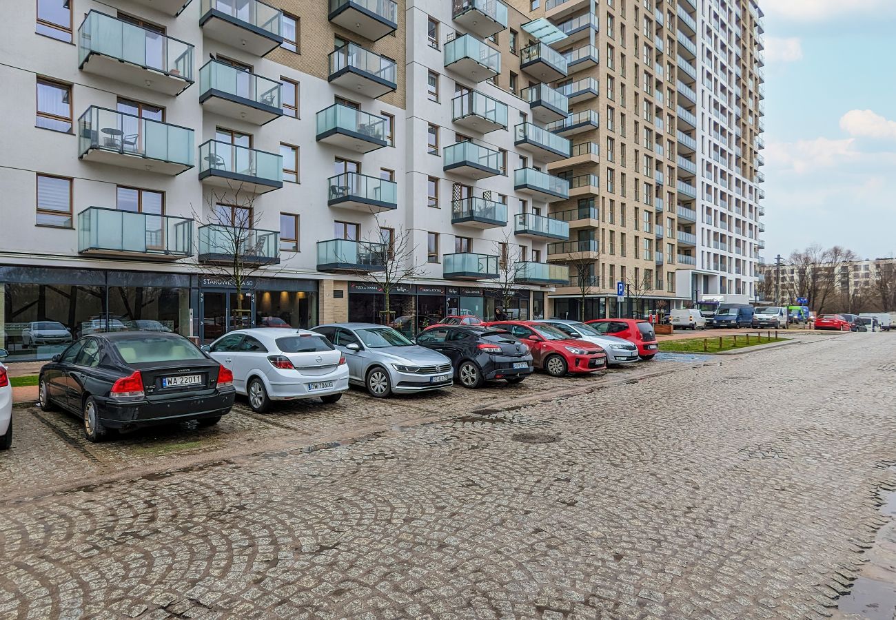 Ferienwohnung in Gdańsk - Ein-Schlafzimmer-Apartment Starowiejska | Balkon | Parkplatz | Gdańsk