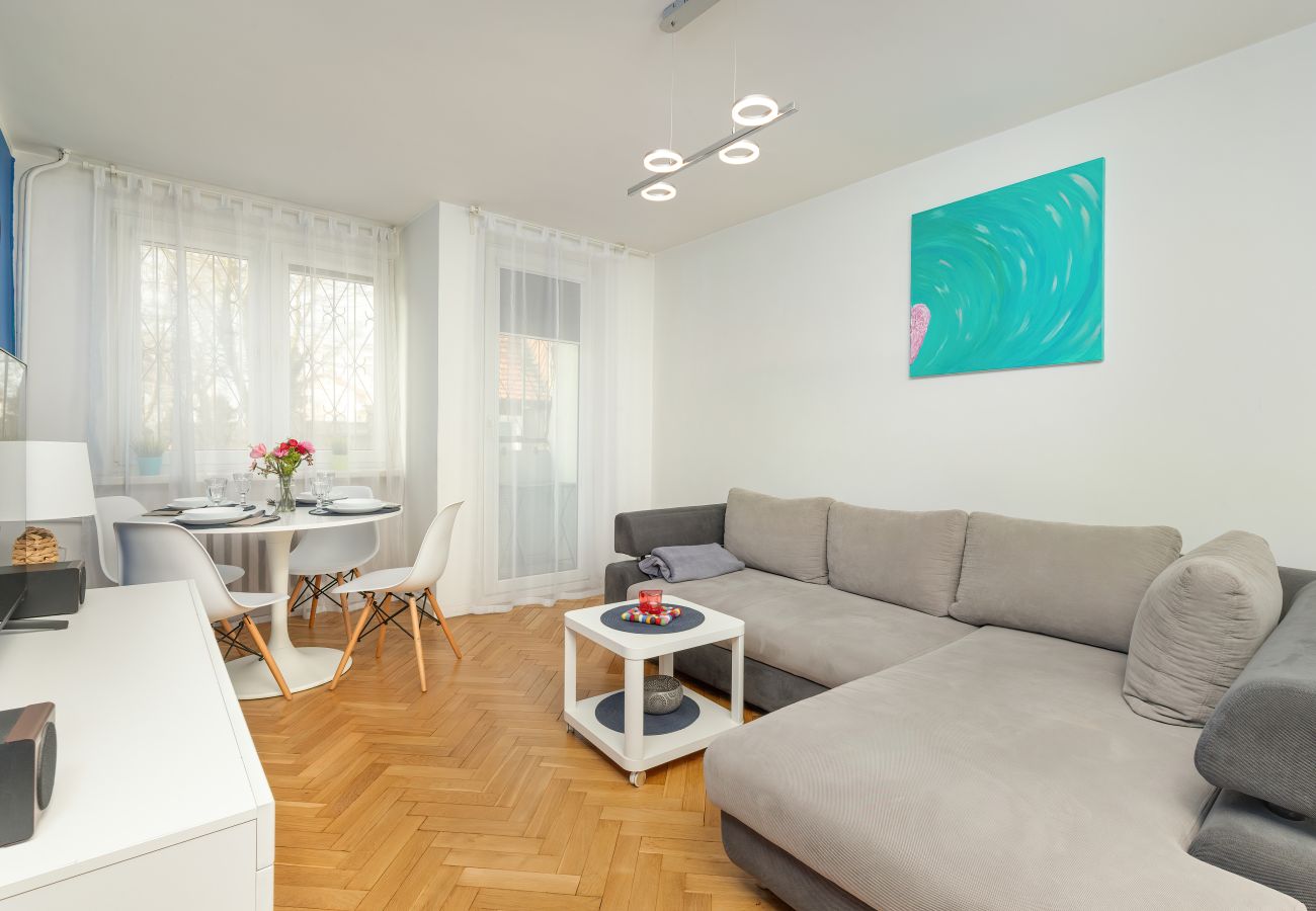 Ferienwohnung in Gdańsk - Wohnung mit Balkon | 650 m zum Strand | Wohnung in Meeresnähe