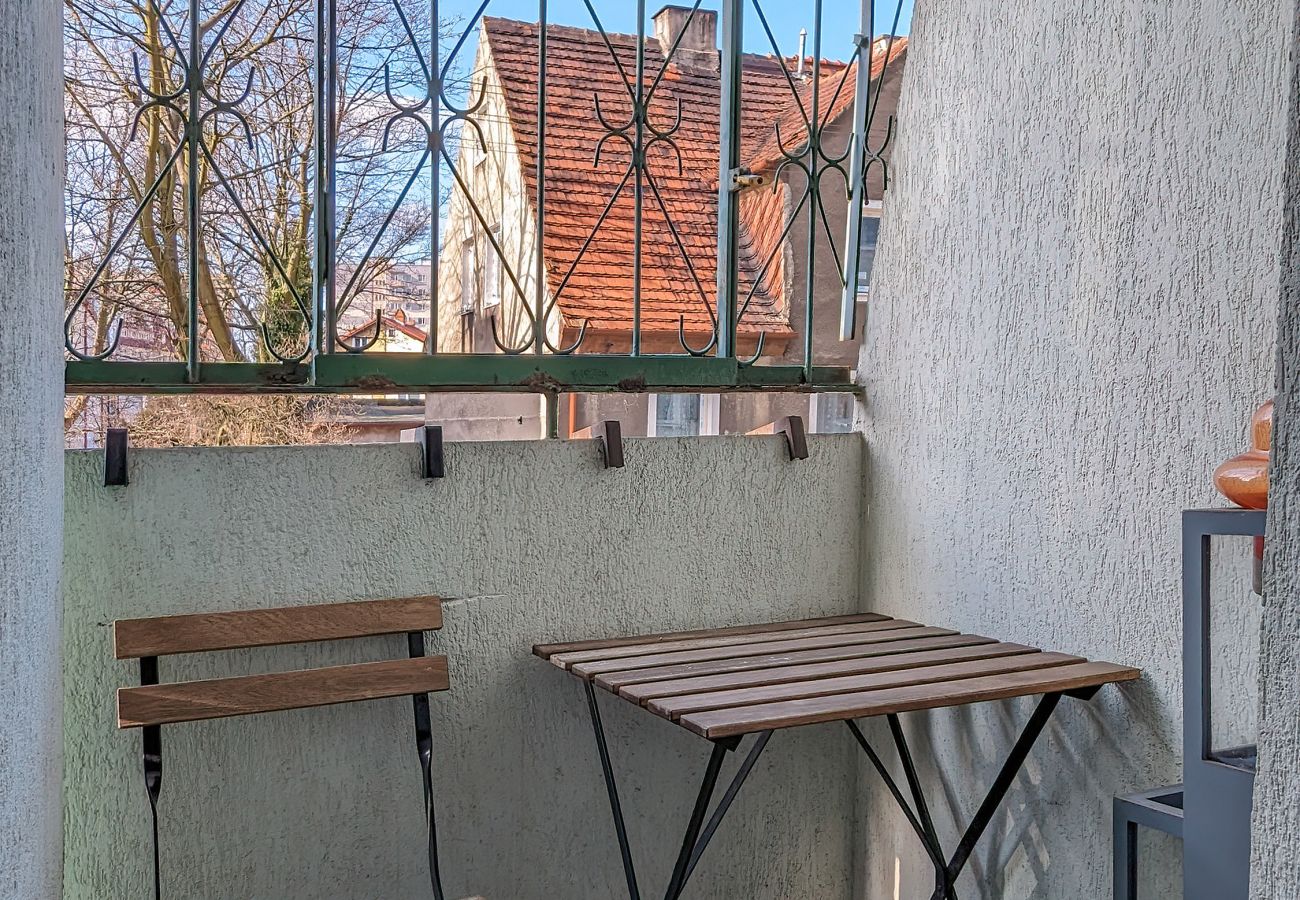 Ferienwohnung in Gdańsk - Wohnung mit Balkon | 650 m zum Strand | Wohnung in Meeresnähe