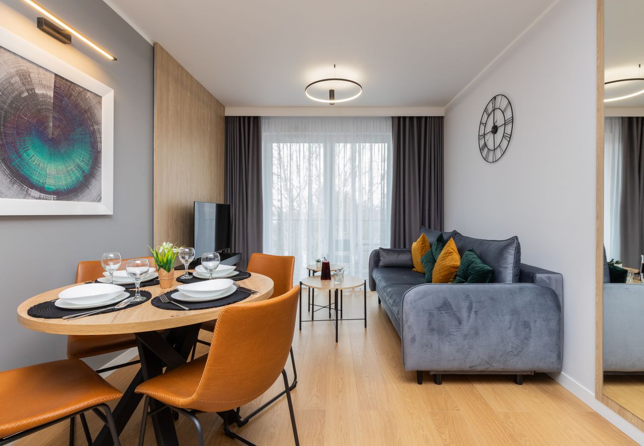 Ferienwohnung in Gdynia - Okrzei 28A | Wifi, 1 Schlafzimmer, Balkon, Parkplatz, Gdynia