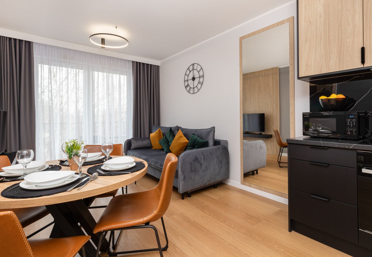 Ferienwohnung in Gdynia - Okrzei 28A | Wifi, 1 Schlafzimmer, Balkon, Parkplatz, Gdynia