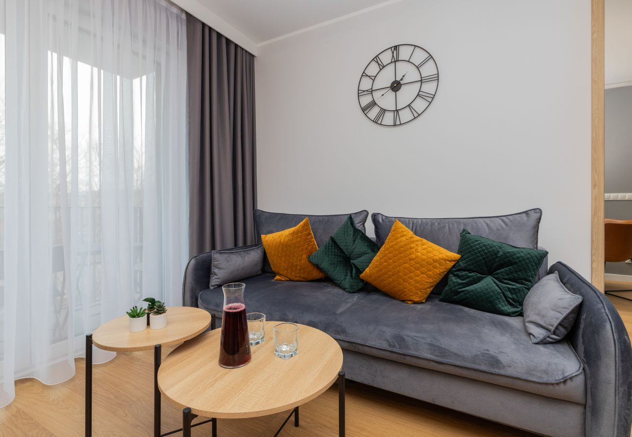 Ferienwohnung in Gdynia - Okrzei 28A | Wifi, 1 Schlafzimmer, Balkon, Parkplatz, Gdynia