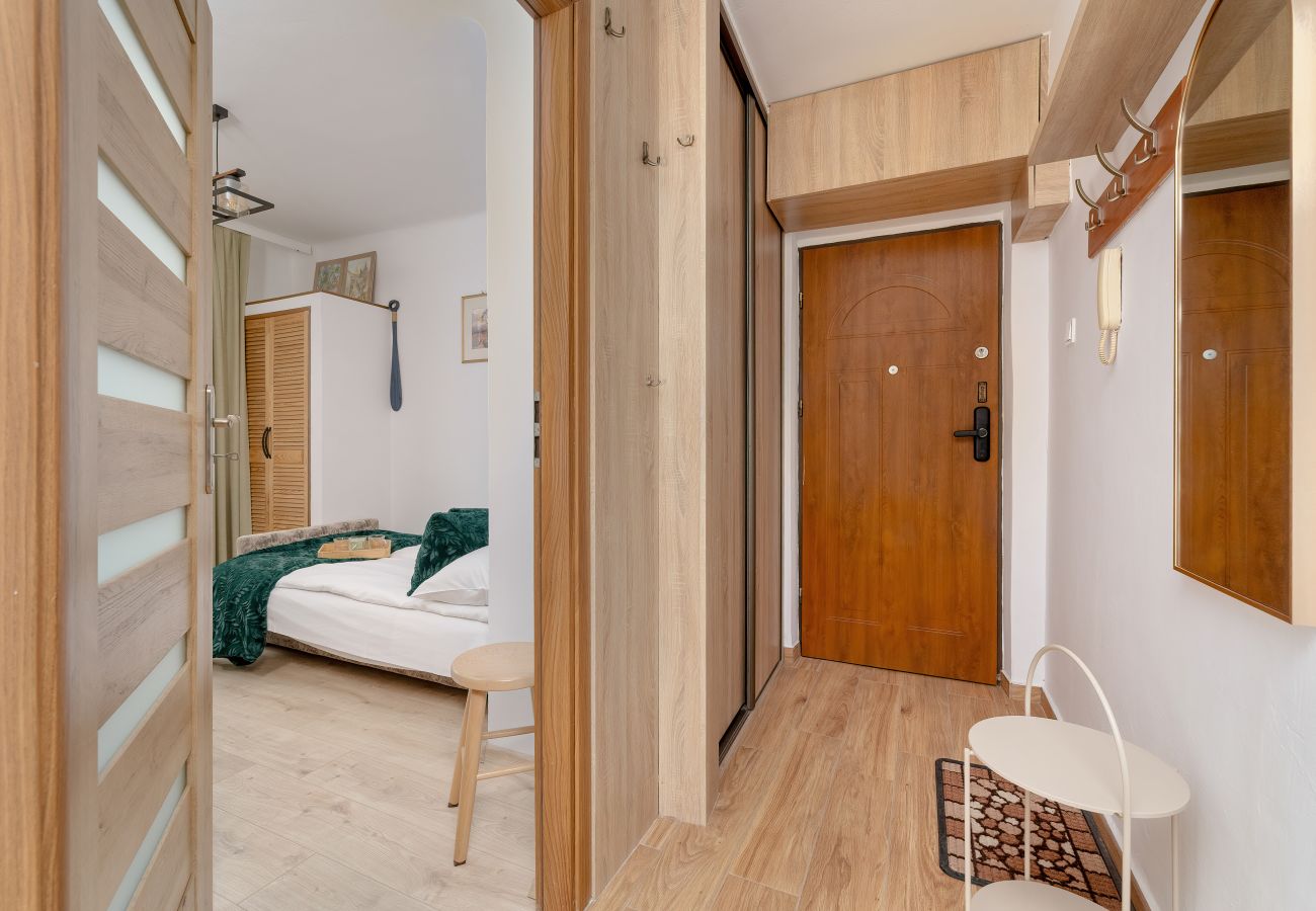 Ferienwohnung in Kraków - Gemütliche Wohnung mit Balkon in Krakau | 800 m zum Bahnhof Krakau Olsza | 2 Schlafzimmer | Smart TV | Wifi 