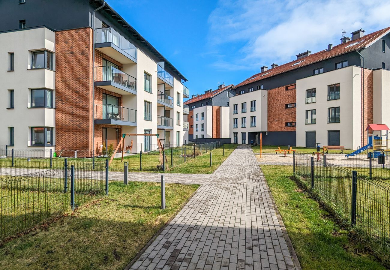 Ferienwohnung in Puck - Mickiewicza 9/9 | 2 Schlafzimmer, Parkplatz, Balkon, Spielplatz | Puck