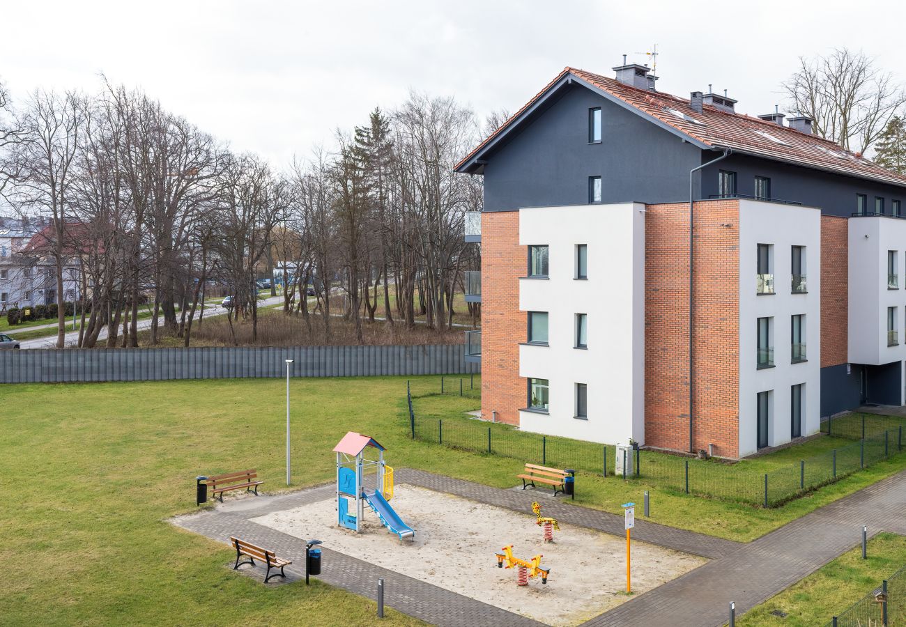 Ferienwohnung in Puck - Mickiewicza 9/9 | 2 Schlafzimmer, Parkplatz, Balkon, Spielplatz | Puck