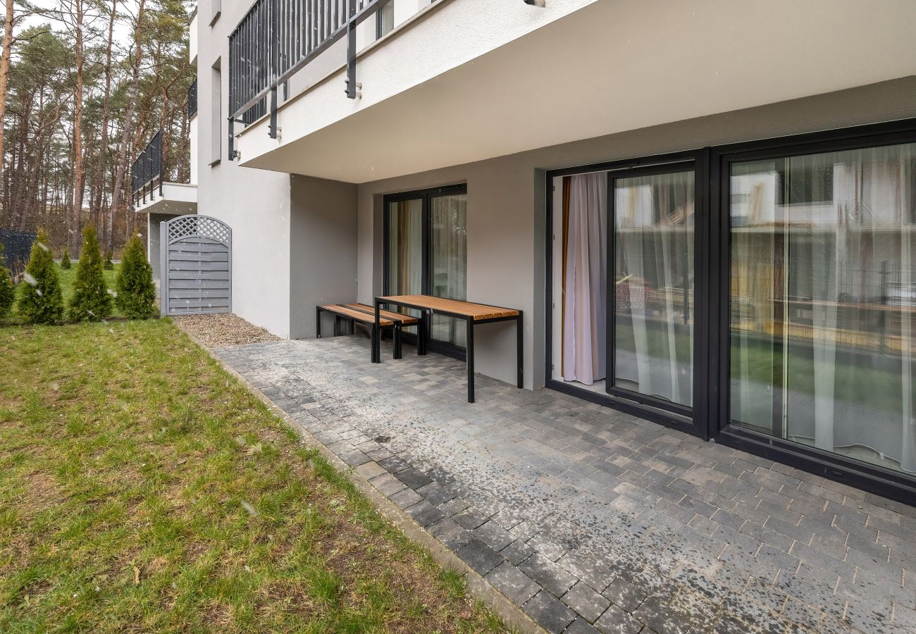 Ferienwohnung in Międzywodzie - Międzywodzie | Haustiere erlaubt, Terrasse | Parken