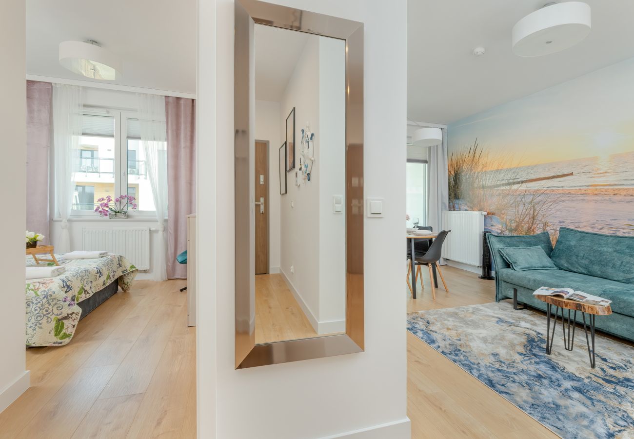 Ferienwohnung in Puck - Nowy Świat 23G | Wifi, 1 Schlafzimmer, Balkon, Parkplatz, Puck