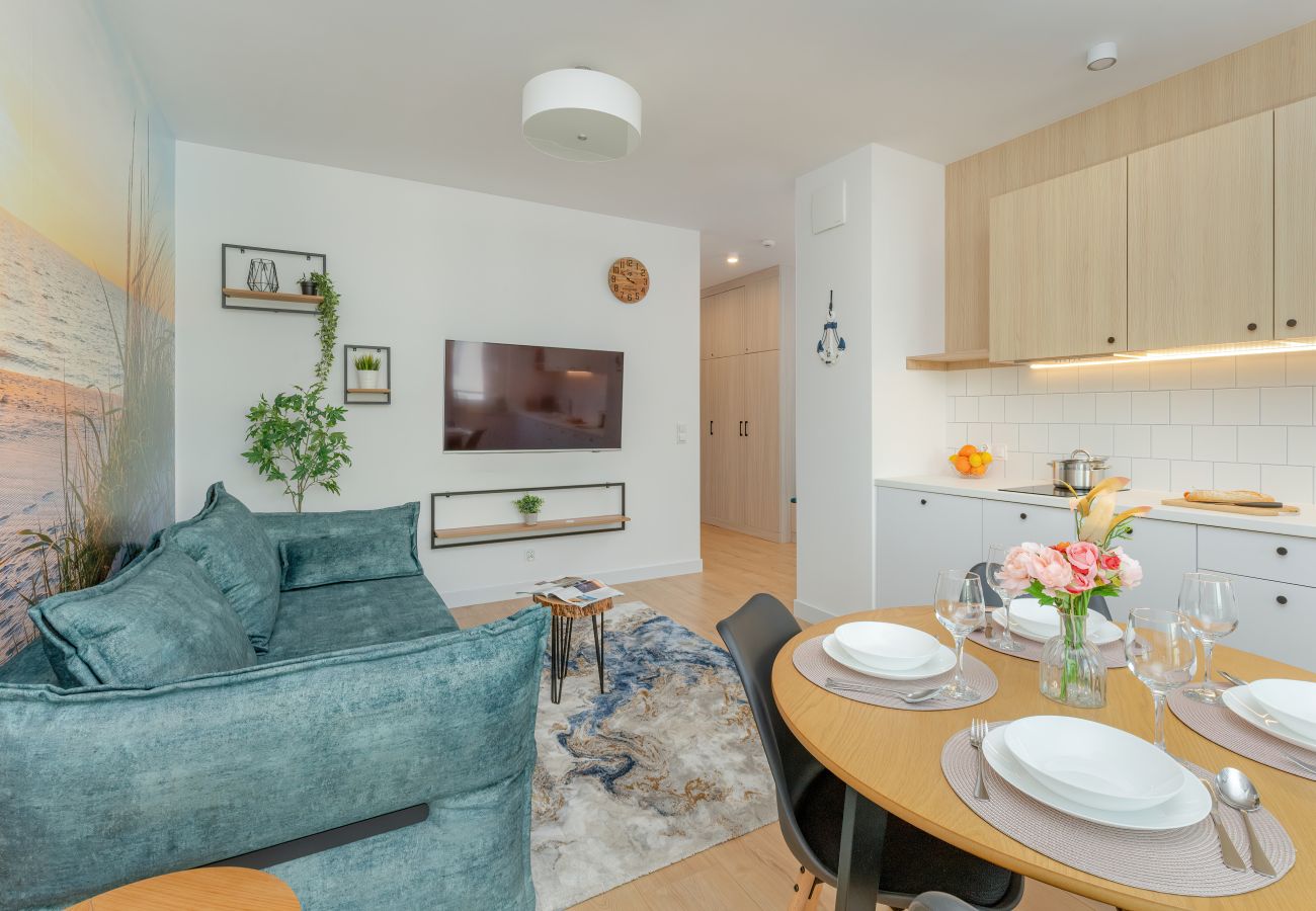 Ferienwohnung in Puck - Nowy Świat 23G | Wifi, 1 Schlafzimmer, Balkon, Parkplatz, Puck