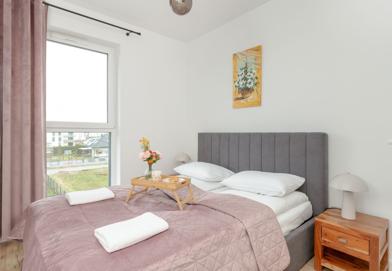 Ferienwohnung in Gdynia - Gdynia 1 Schlafzimmer | Balkon, Ofen, Aufzug | 4 Leute