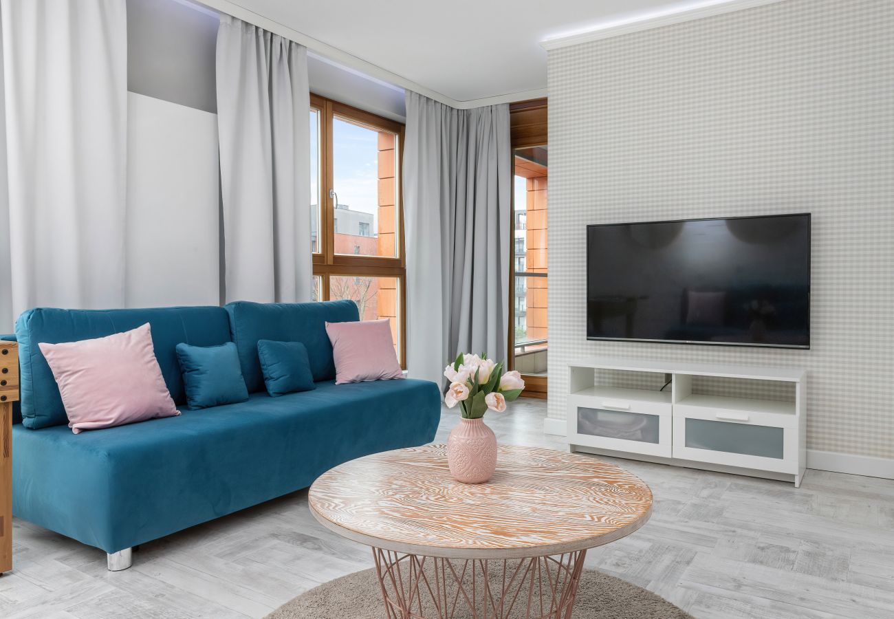 Ferienwohnung in Gdańsk - Toruńska 15 | Ein-Schlafzimmer-Apartment | 6 Personen | Parkplatz | Möblierter Balkon | Gdańsk