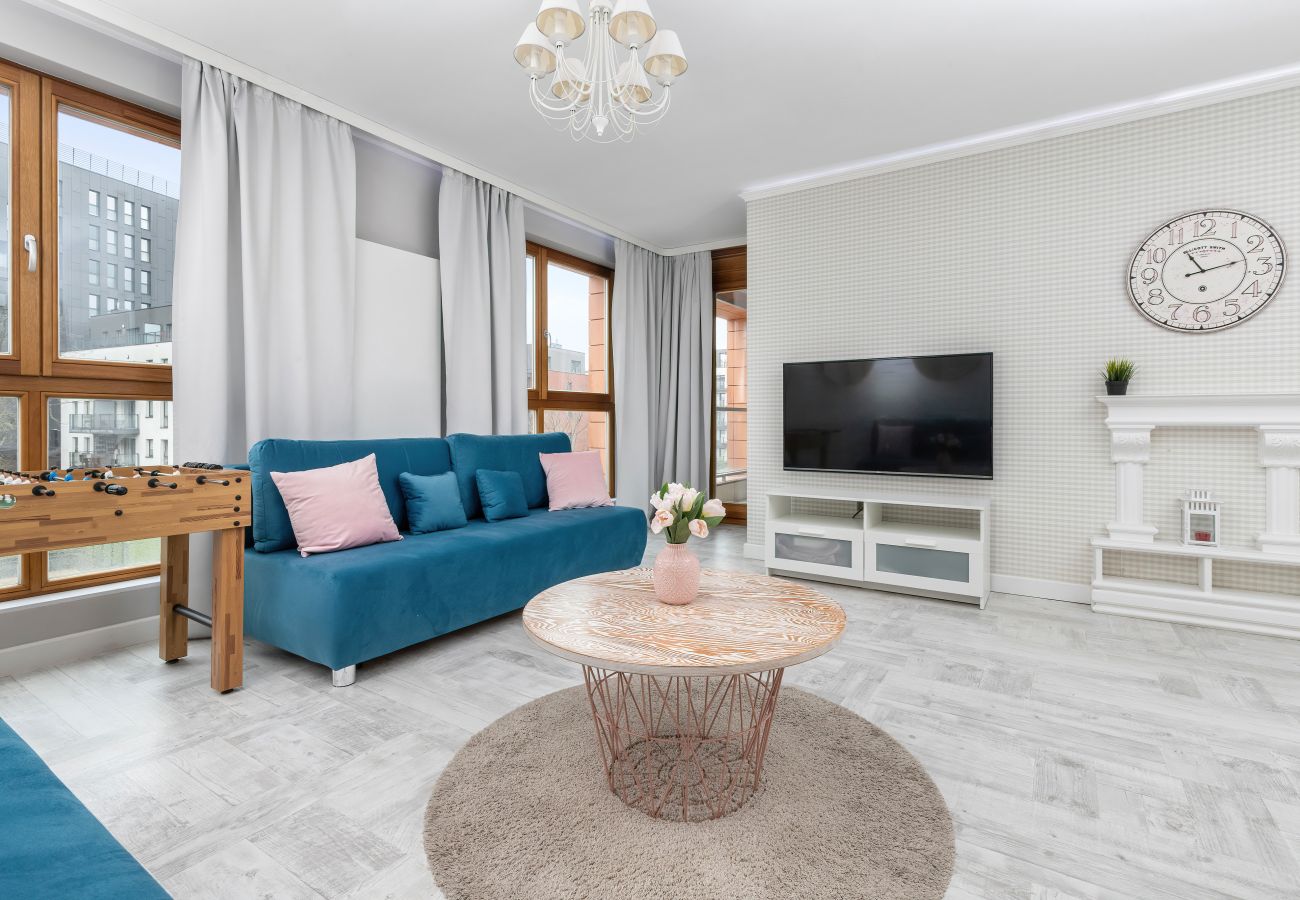 Ferienwohnung in Gdańsk - Toruńska 15 | Ein-Schlafzimmer-Apartment | 6 Personen | Parkplatz | Möblierter Balkon | Gdańsk