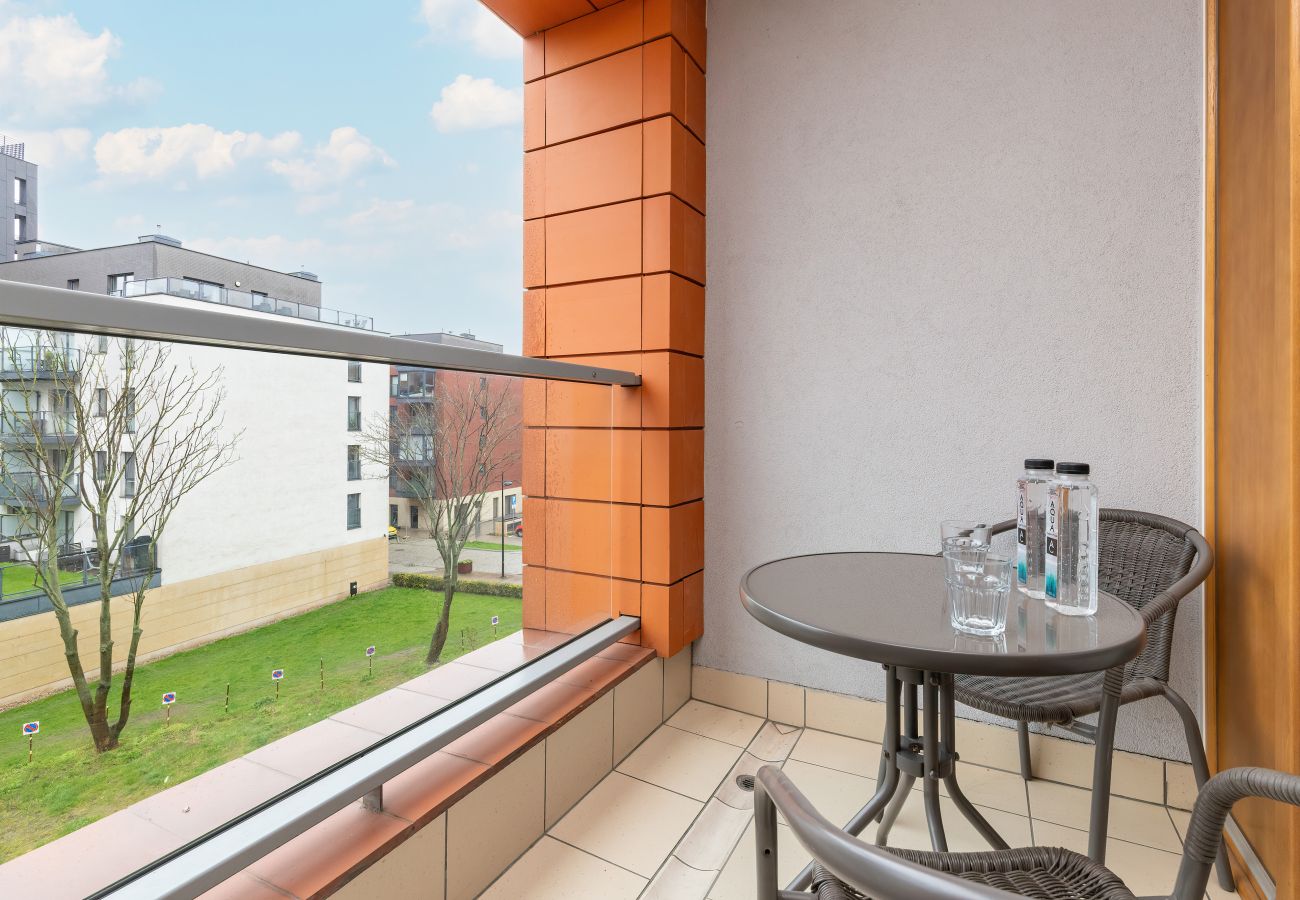 Ferienwohnung in Gdańsk - Toruńska 15 | Ein-Schlafzimmer-Apartment | 6 Personen | Parkplatz | Möblierter Balkon | Gdańsk