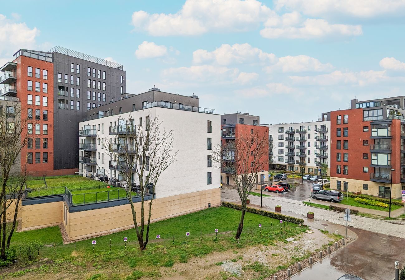 Ferienwohnung in Gdańsk - Toruńska 15 | Ein-Schlafzimmer-Apartment | 6 Personen | Parkplatz | Möblierter Balkon | Gdańsk