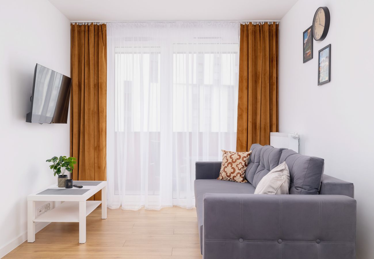 Ferienwohnung in Kraków - Helle Wohnung mit Parkplatz | Balkon | Krakau | WiFi