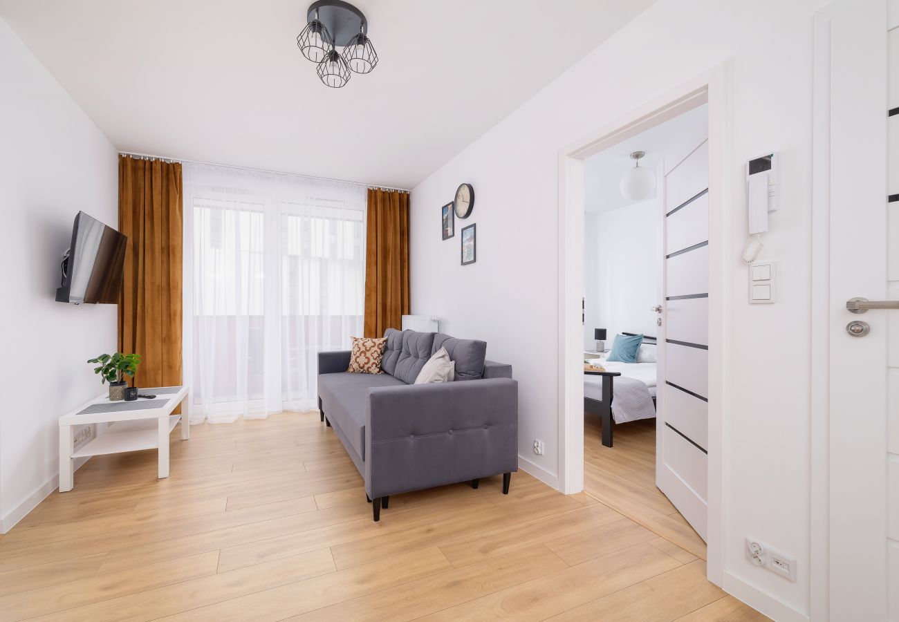 Ferienwohnung in Kraków - Helle Wohnung mit Parkplatz | Balkon | Krakau | WiFi