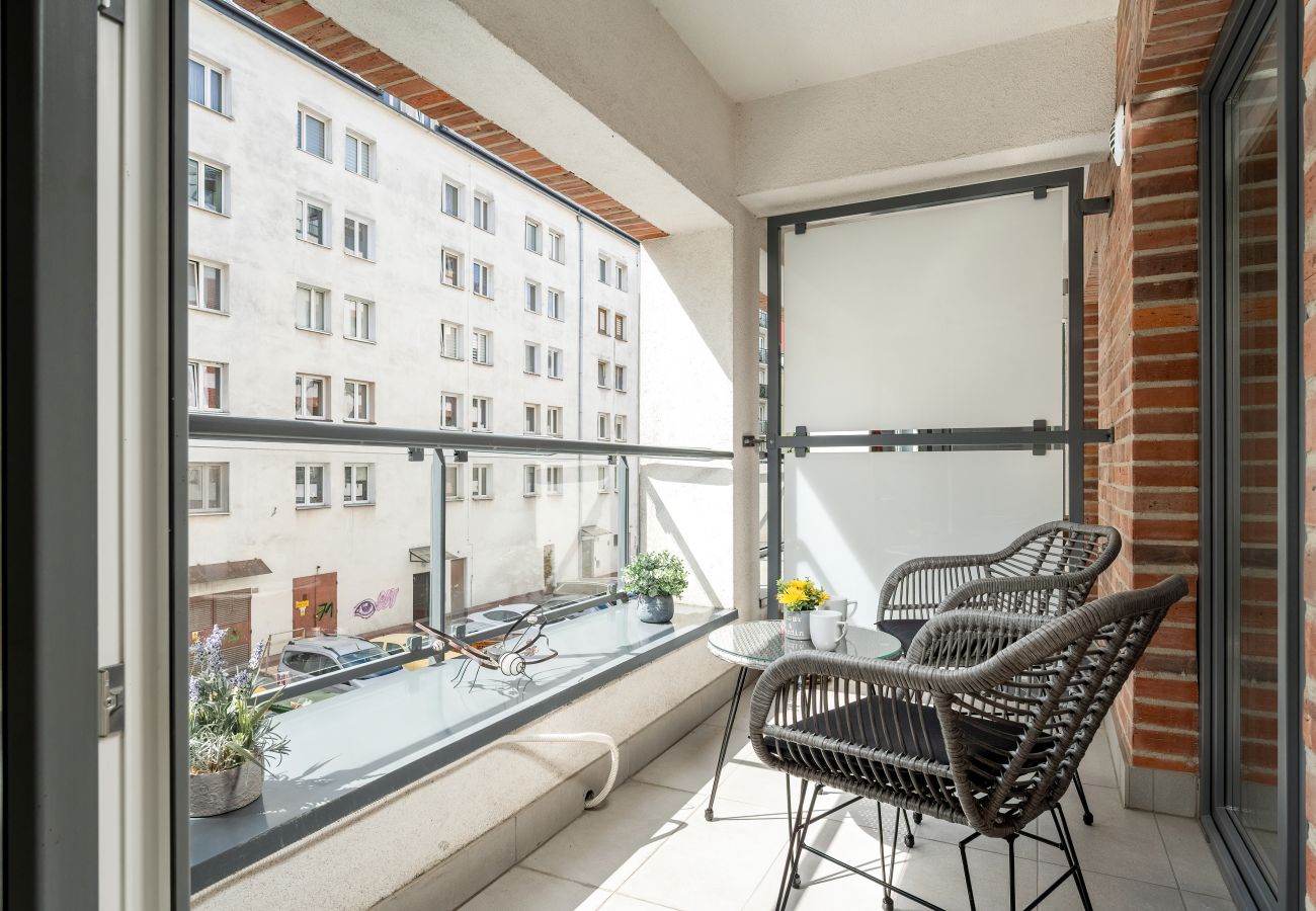 Ferienwohnung in Wrocław - Kościuszko | für 2 Personen, Balkon, Smart-TV| Netflix