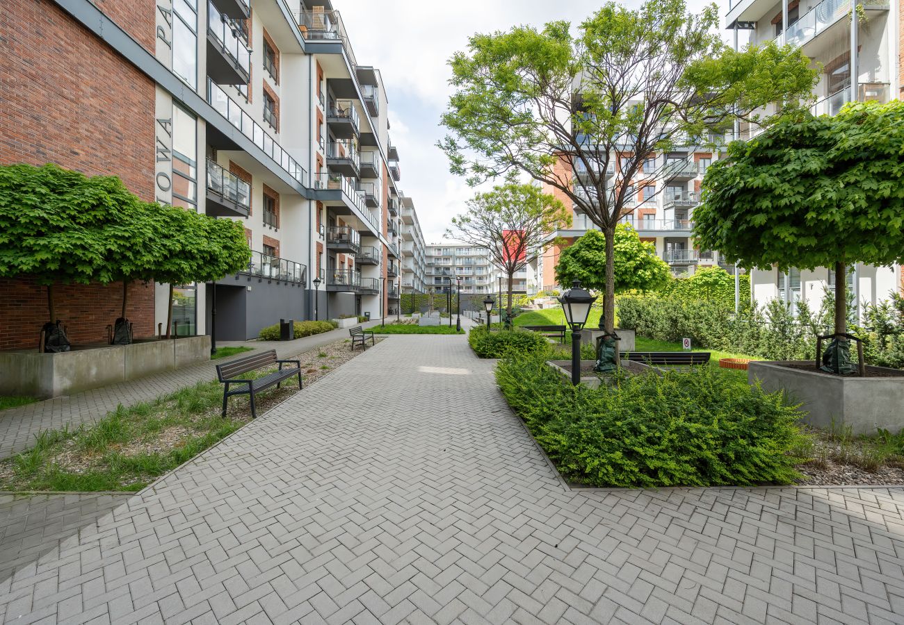 Ferienwohnung in Wrocław - Kościuszko | für 2 Personen, Balkon, Smart-TV| Netflix