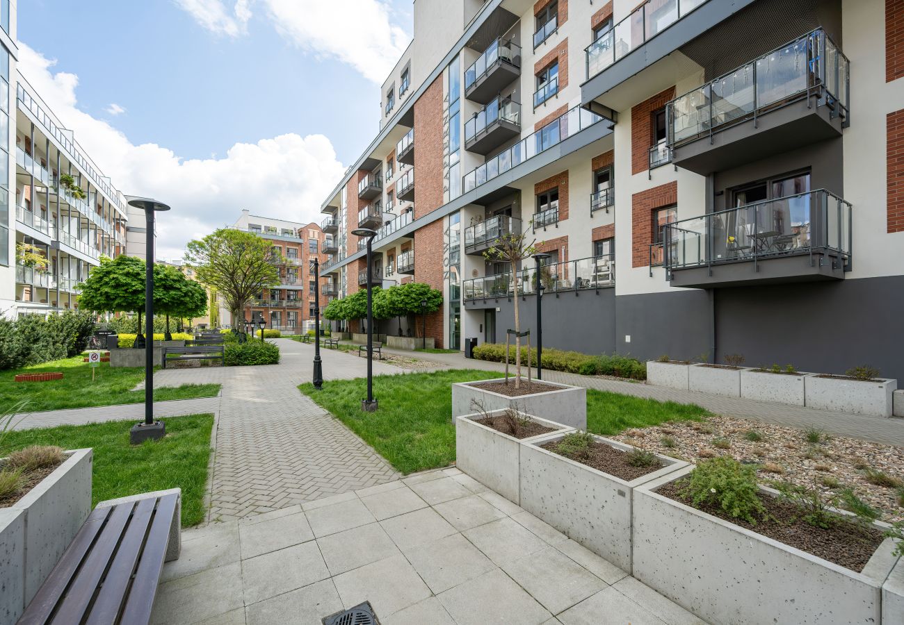 Ferienwohnung in Wrocław - Kościuszko | für 2 Personen, Balkon, Smart-TV| Netflix