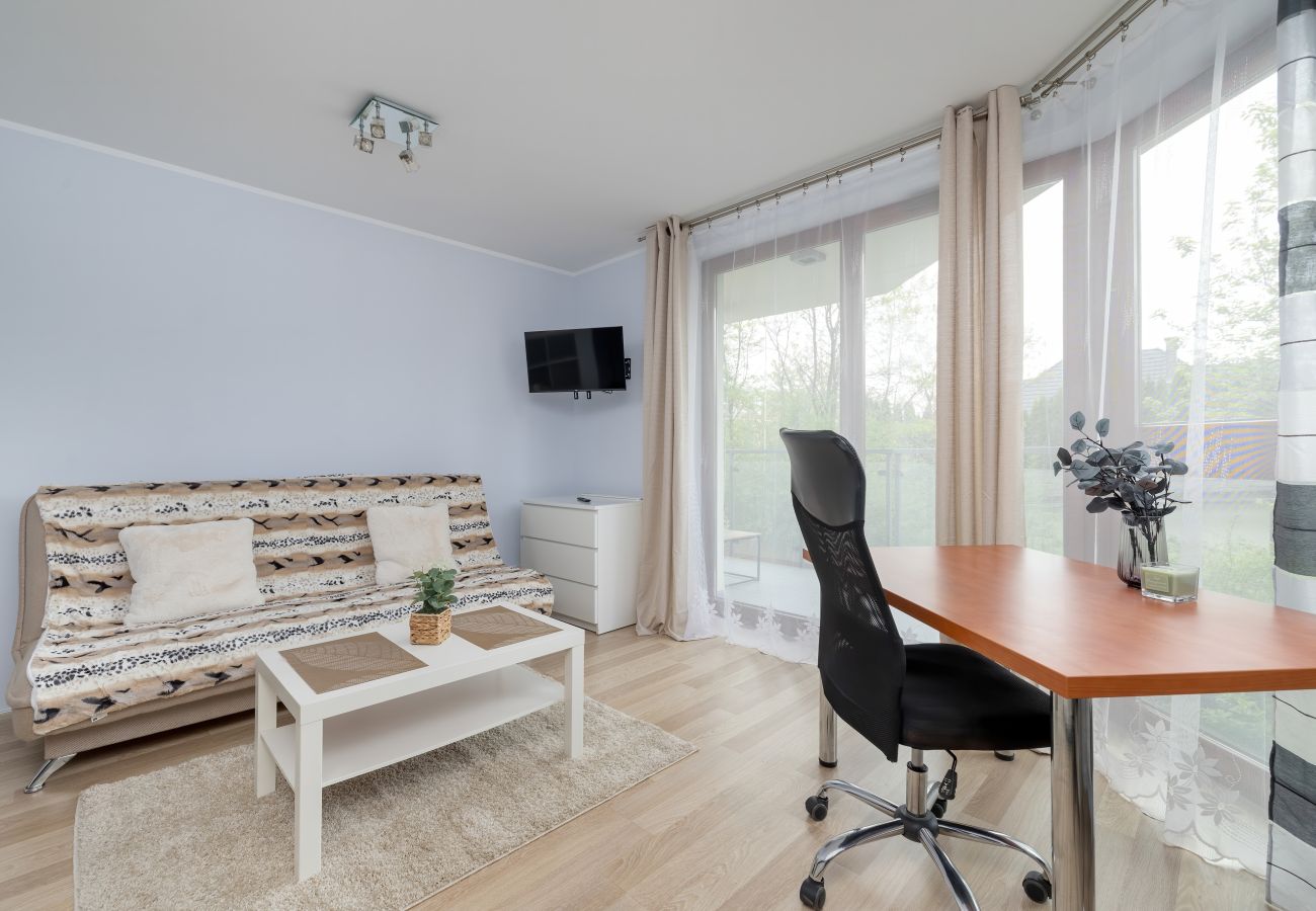 Studio in Kraków - Funktionales Studio für 2 Personen | Parken | Balkon | Fernarbeit | Krakau  